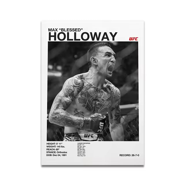 FIGHTER MMA HLLWAY Art Print
