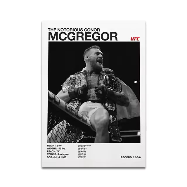 FIGHTER MCGREGORR Art Print