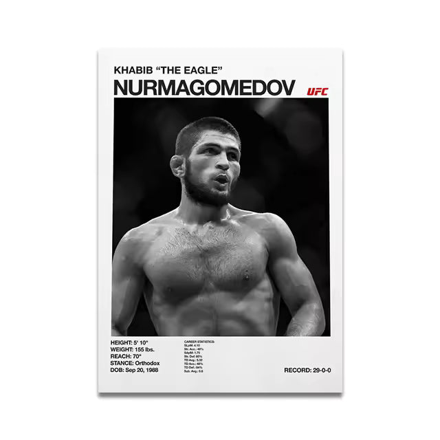 FIGHTER NURGAMEDOV Art Print